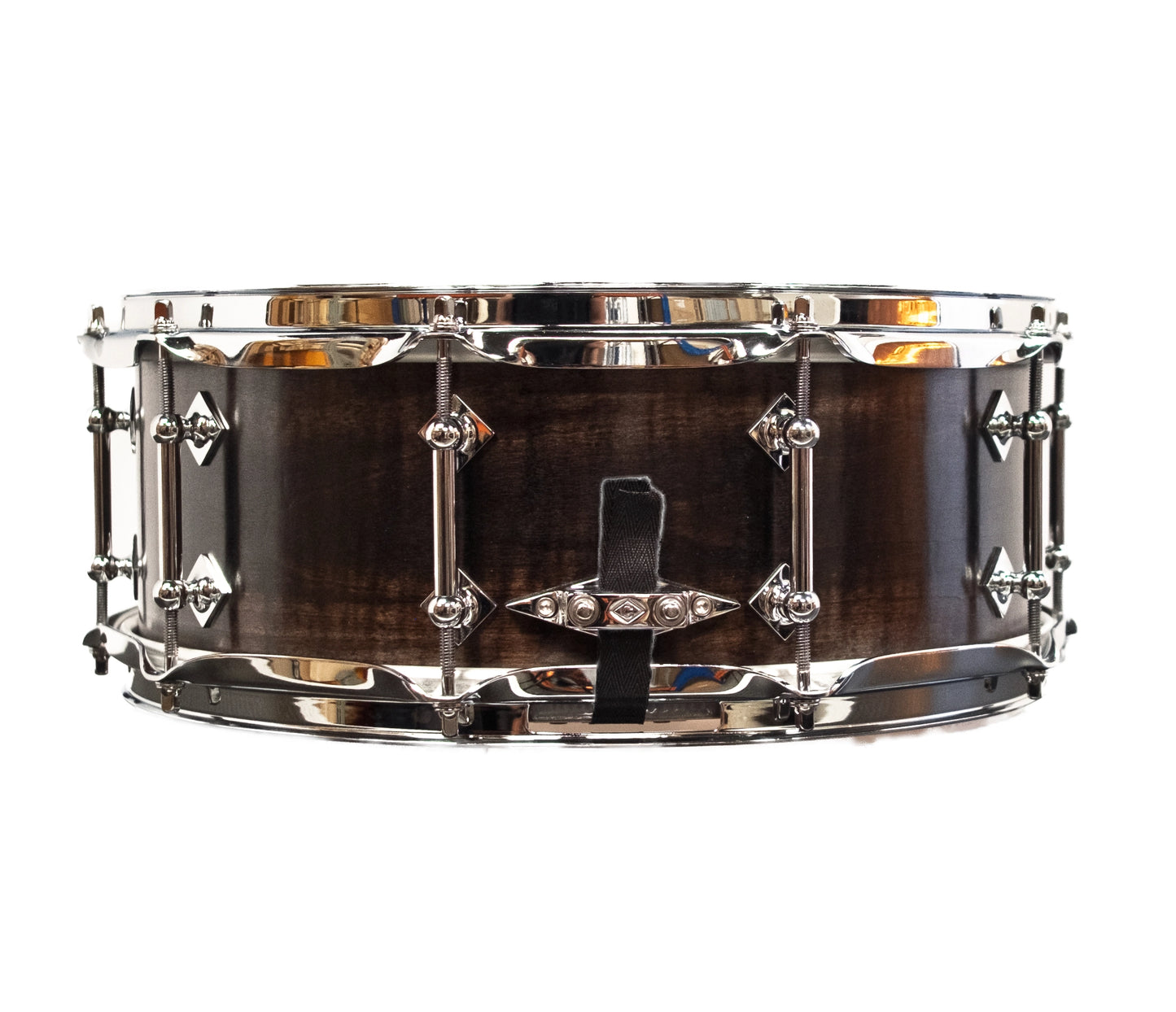 Craviotto Custom Shop 14" x 5.5" Maple Snare Drum in Ebonized Curly Maple