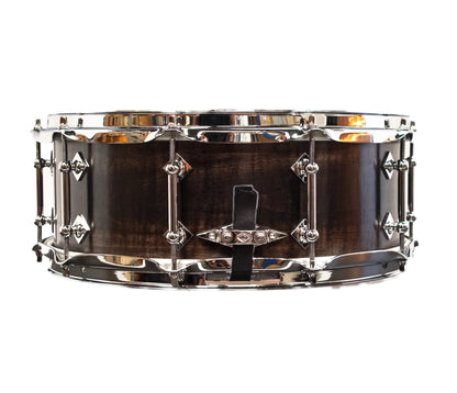Craviotto Custom Shop 14" x 5.5" Maple Snare Drum in Ebonized Curly Maple
