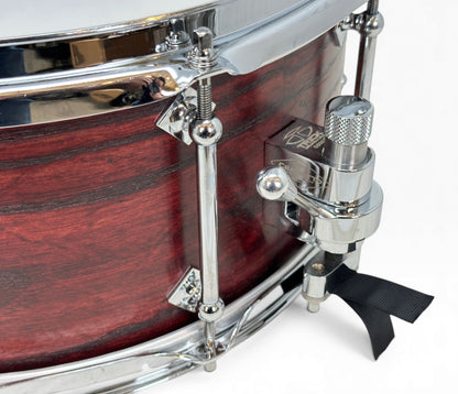 Craviotto Custom Shop 14" x 6.5" Ash Snare Drum in Red Stain