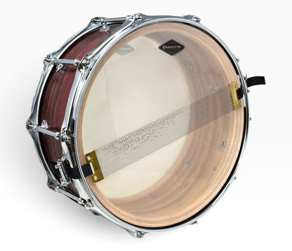 Craviotto Custom Shop 14" x 6.5" Ash Snare Drum in Red Stain