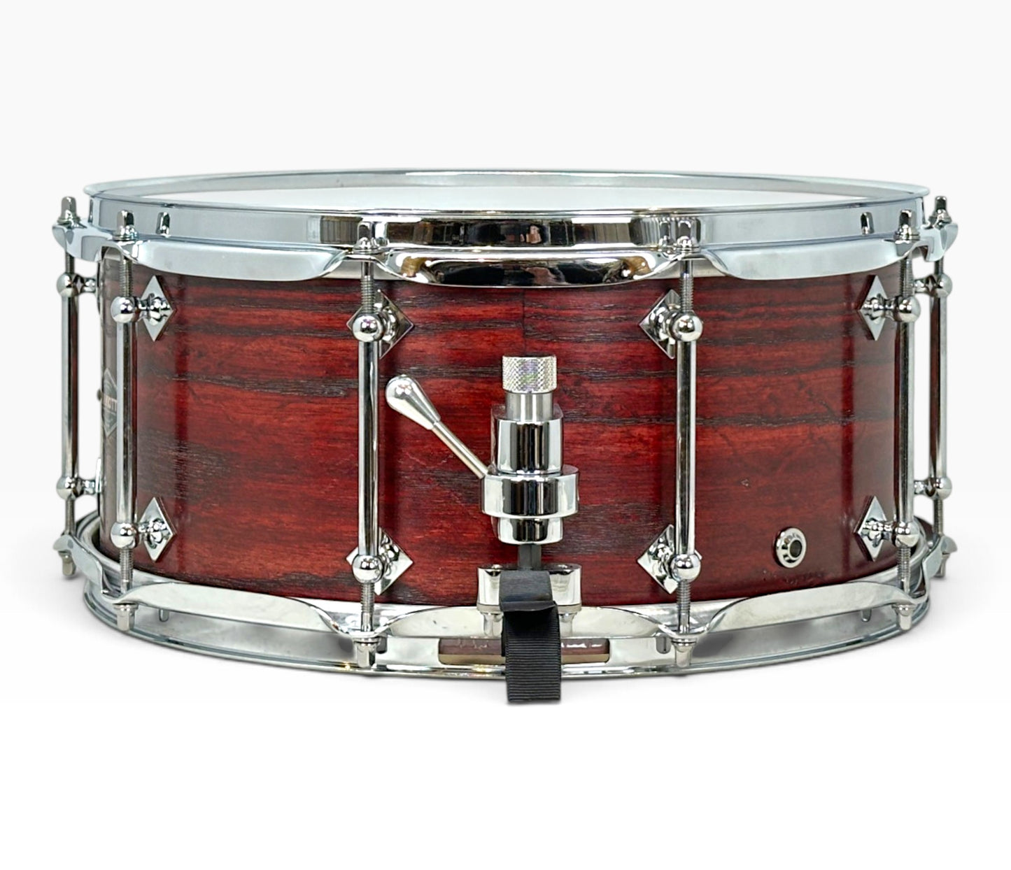 Craviotto Custom Shop 14" x 6.5" Ash Snare Drum in Red Stain