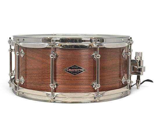 Craviotto Custom Shop 14" x 6" Walnut Snare Drum