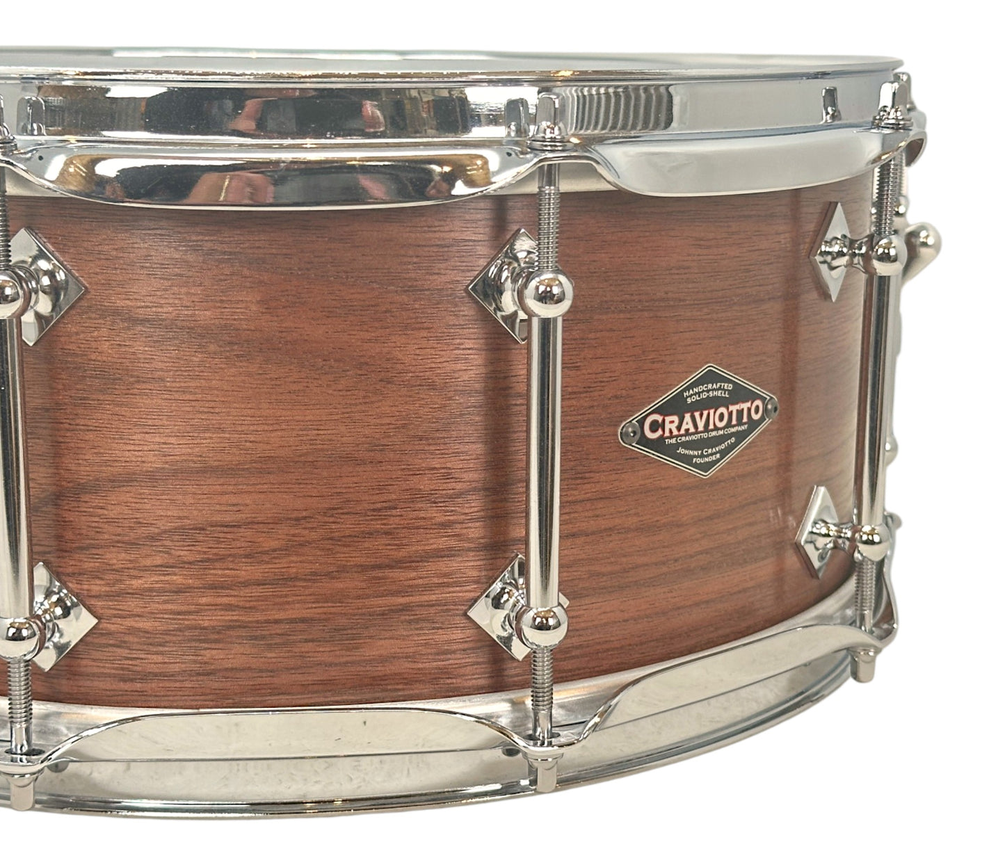 Craviotto Custom Shop 14" x 6" Walnut Snare Drum