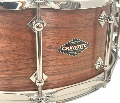 Craviotto Custom Shop 14" x 6" Walnut Snare Drum
