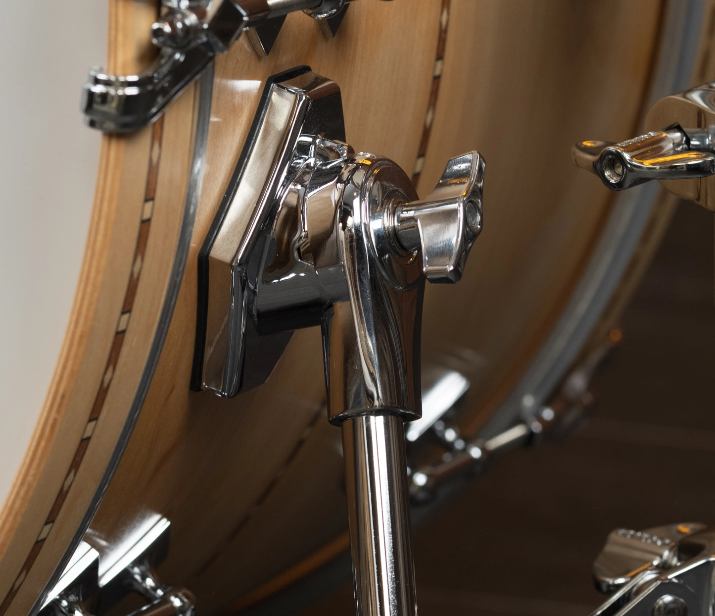 Craviotto Custom Shop 22" 3-Piece Shell Pack in Maple with Walnut In Lays