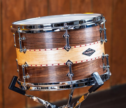 Craviotto Custom Shop 22" 3-Piece Walnut/Maple/Walnut Shell Pack