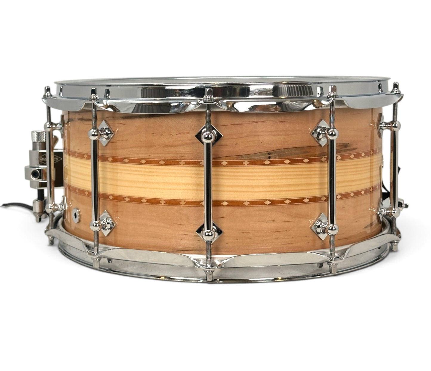 Craviotto Private Reserve 14" x 6.5" Ambrosia/Spruce/Ambrosia Snare Drum