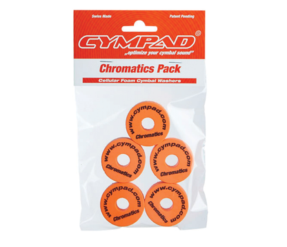 Cympad Chromatics 40/15mm Cymbal Pad in Orange - Set of 5