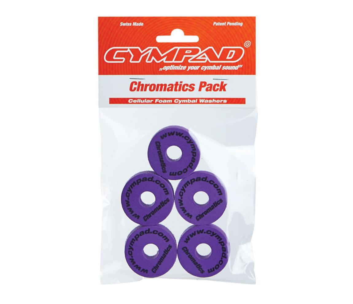 Cympad Chromatics 40/15mm Cymbal Pad in Purple - Set of 5