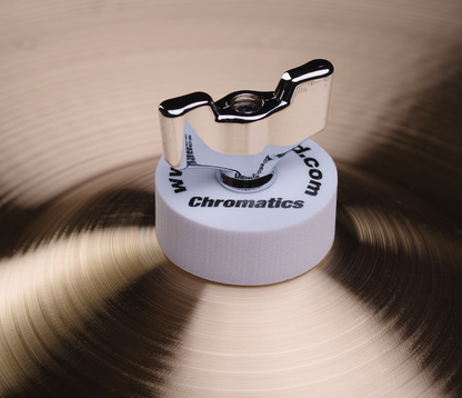 Cympad Chromatics 40/15mm Cymbal Pad in White - Set of 5