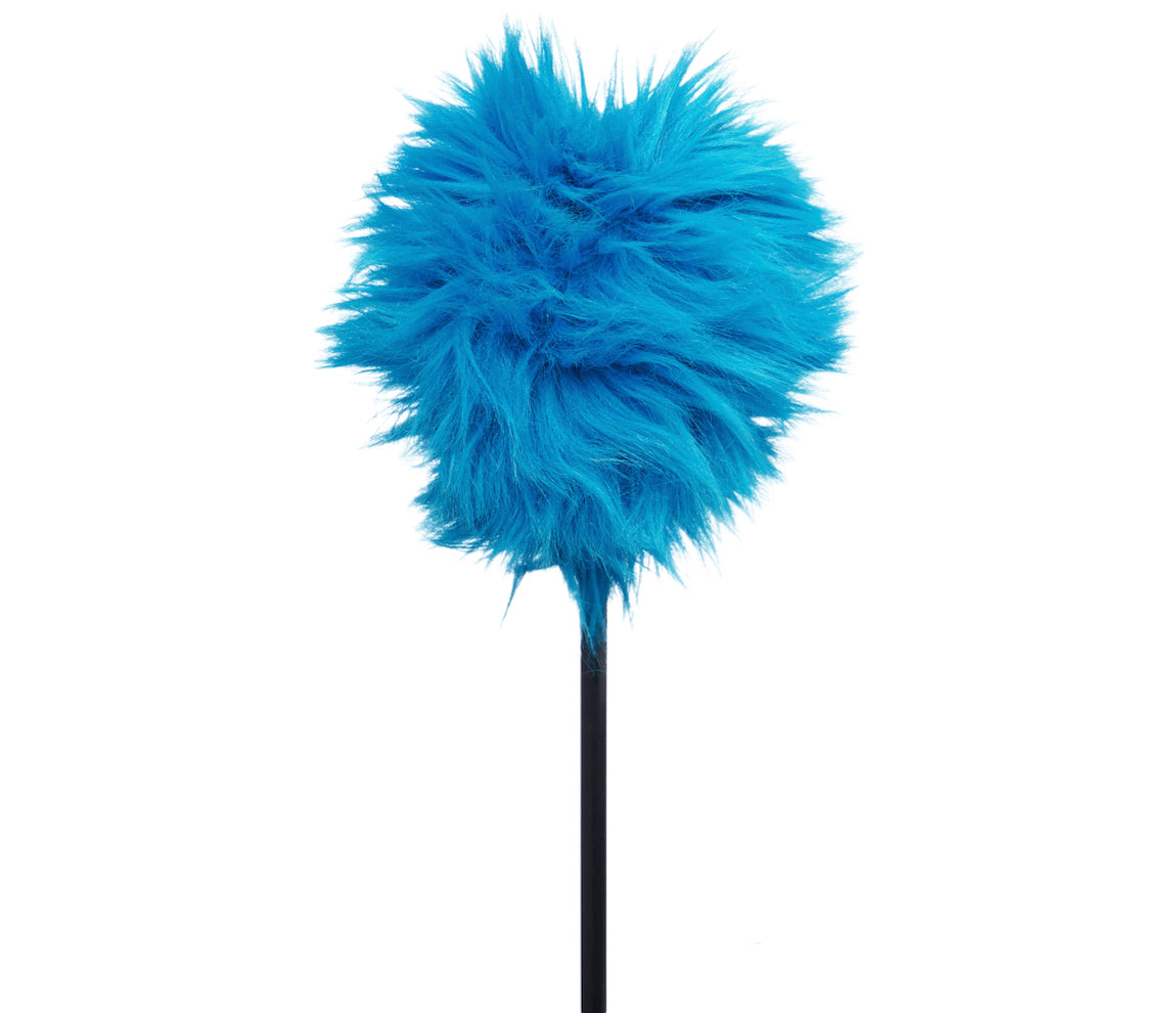 Danmar 8.5" Furry Kick Beater in Hottie Blue