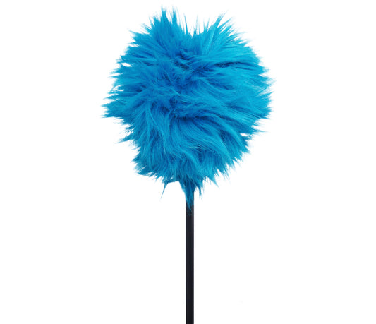 Danmar 8.5" Furry Kick Beater in Hottie Blue
