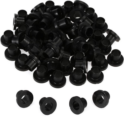 Danmar 100 Pack Nylon Tension Rod Washers - Black