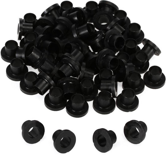 Danmar 100 Pack Nylon Tension Rod Washers - Black