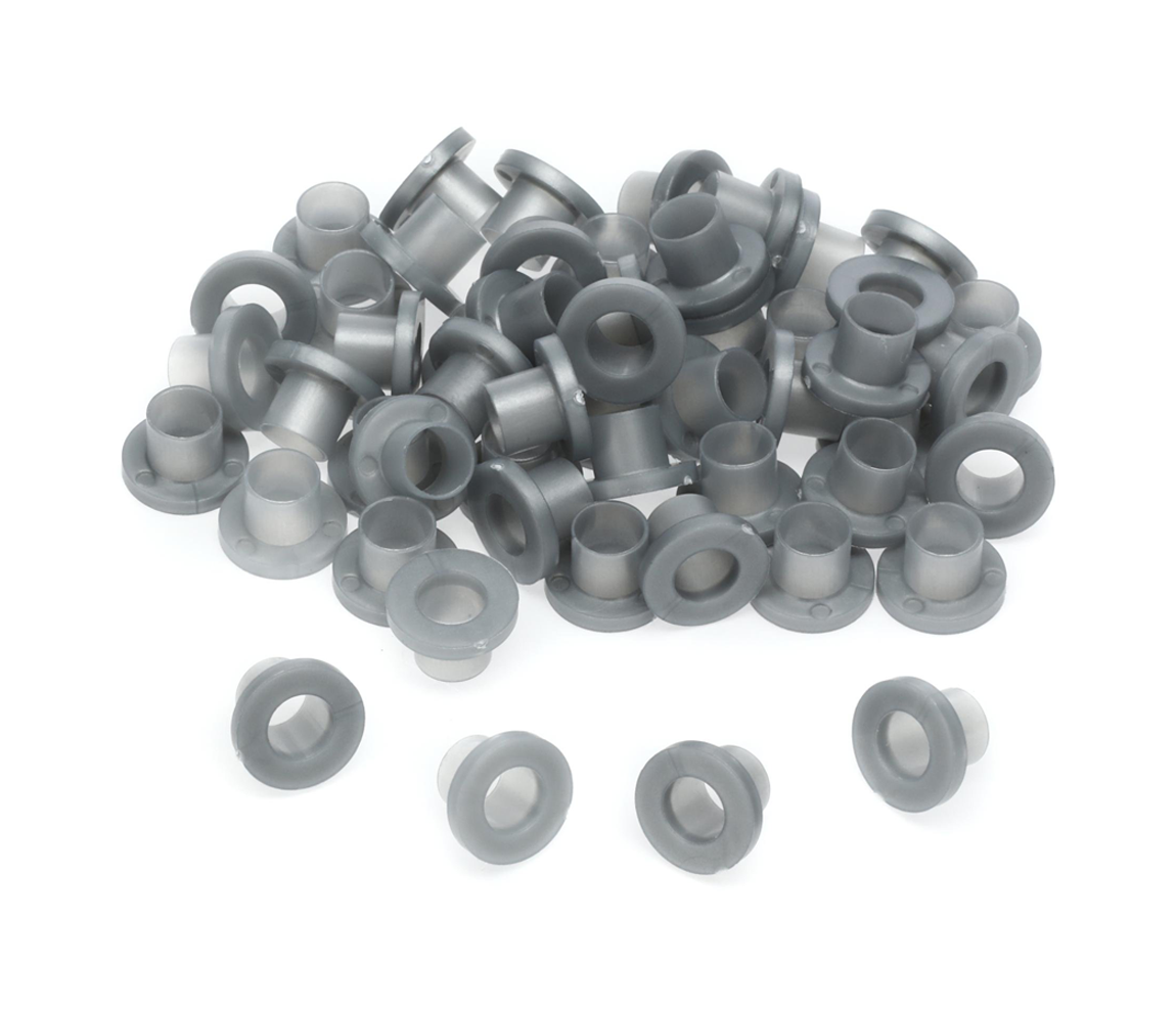 Danmar 100 Pack Nylon Tension Rod Washers - Silver