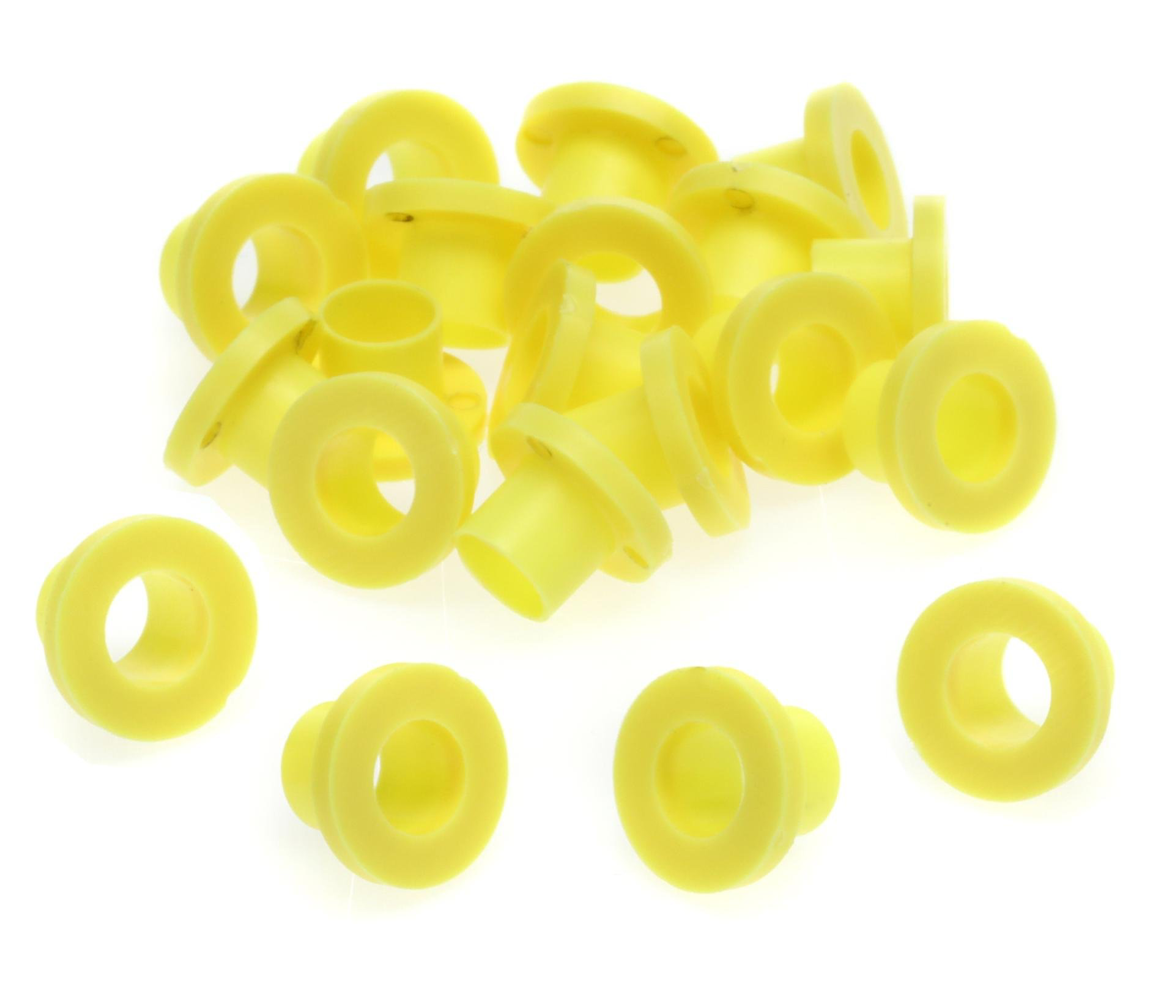 Danmar 20 Pack Nylon Tension Rod Washers - Yellow