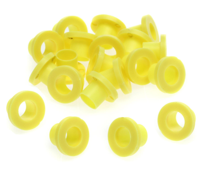Danmar 20 Pack Nylon Tension Rod Washers - Yellow