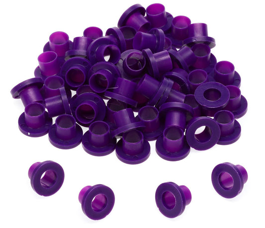 Danmar 50 Pack Nylon Tension Rod Washers - Purple