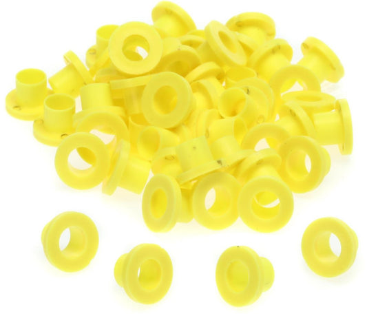 Danmar 50 Pack Nylon Tension Rod Washers - Yellow