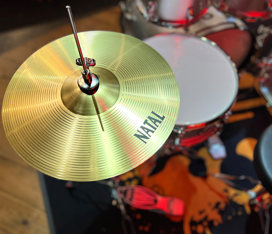 Natal DNA 5-piece Drum Kit with Hardware and Cymbals in Silver