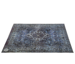 Drum N Base Vintage Persian Drum Rug - Blue - 185 x 160cm