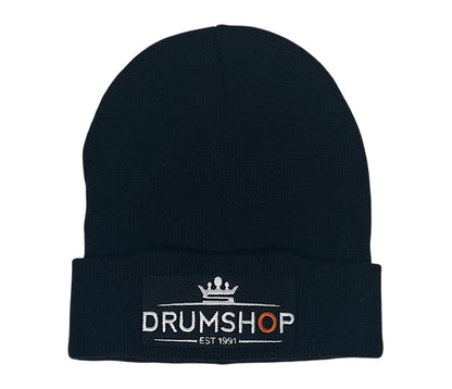 DRUMSHOP Unisex Black Beanie