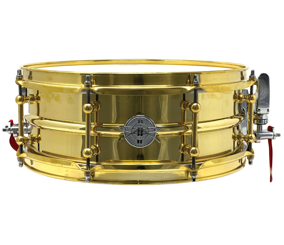 Dunnett Classic 14" x 5.5" Model 2N Snare Drum in Triple Brass