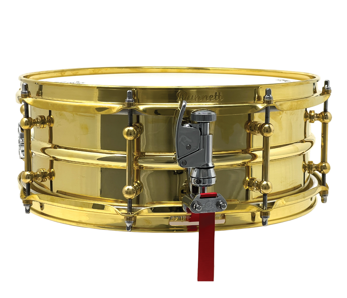 Dunnett Classic 14" x 5.5" Model 2N Snare Drum in Triple Brass
