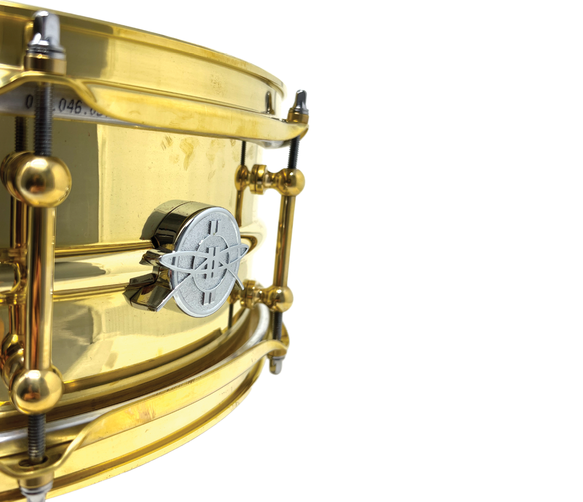 Dunnett Classic 14" x 5.5" Model 2N Snare Drum in Triple Brass