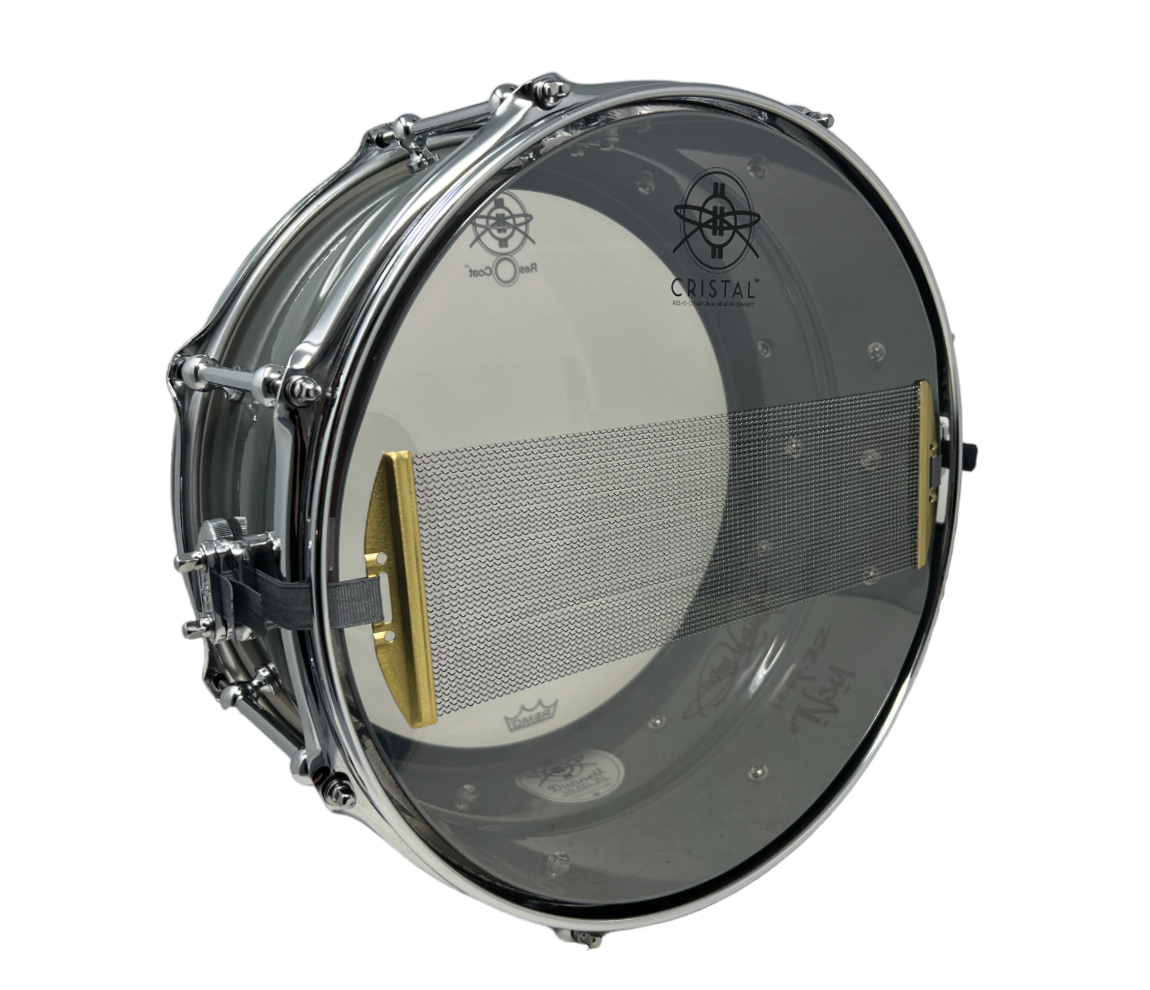 Dunnett Classic 14" x 6.5" Model 2N Carbon Steel Snare Drum - in Grey