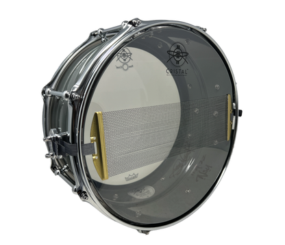 Dunnett Classic 14" x 6.5" Model 2N Carbon Steel Snare Drum - in Grey