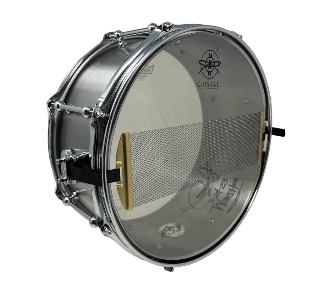 Dunnett 5mm 14" x 6.5" Carbon Steel 'Sledge' Snare Drum in Raw Living Finish