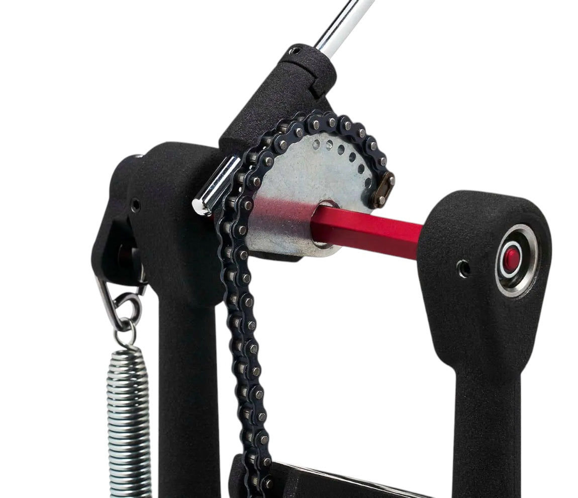 DW 5000 Series Accelerator Single Chain, Narrow Footboard Single Bass Drum Pedal w/ Bag
