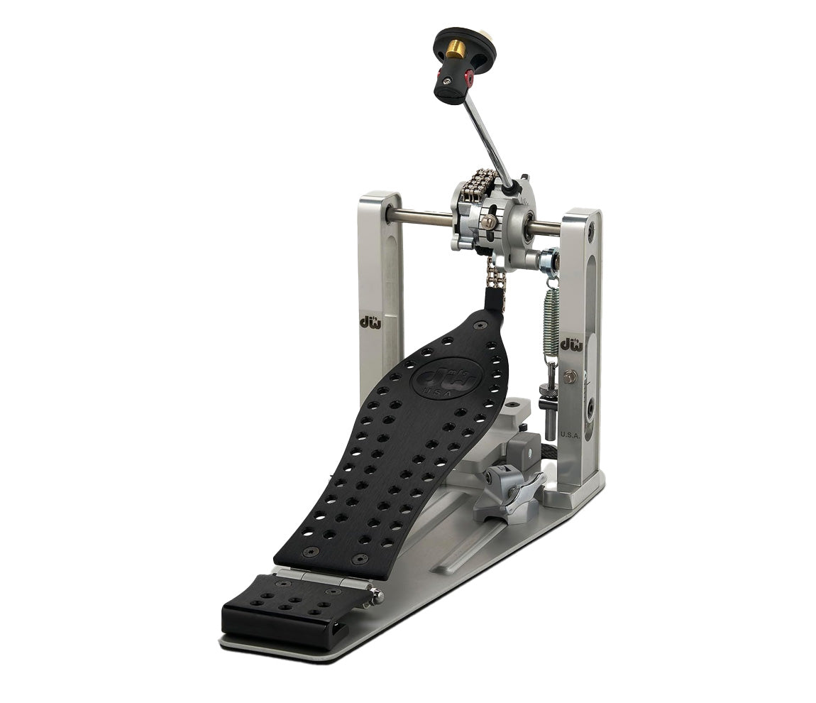 DW Machined Chain Drive Single Pedal Black Footboard