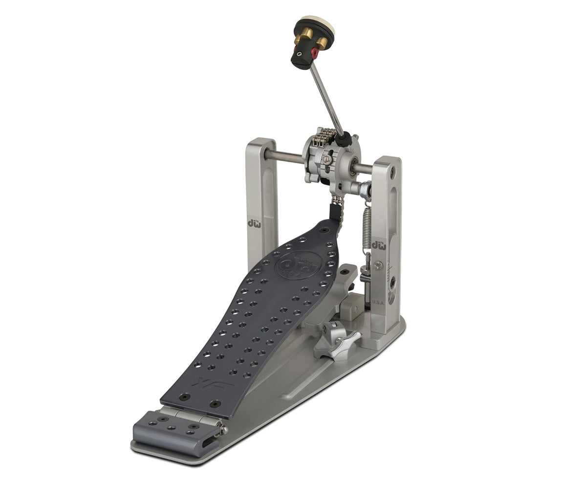 DW Machined Chain Drive Single Pedal Extended Footboard