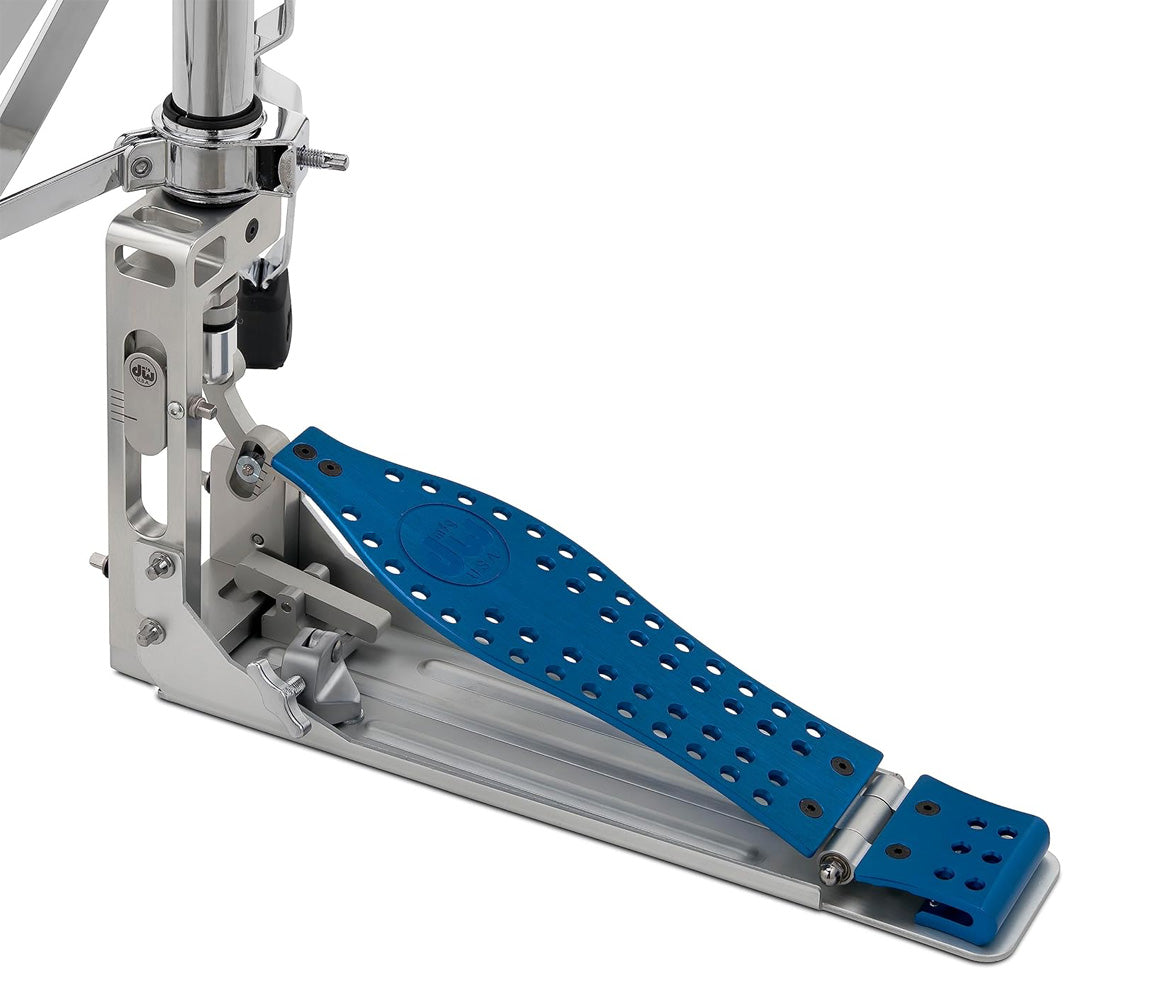 DW Machined Direct Drive Hi Hat - 3 Legs Blue Footboard