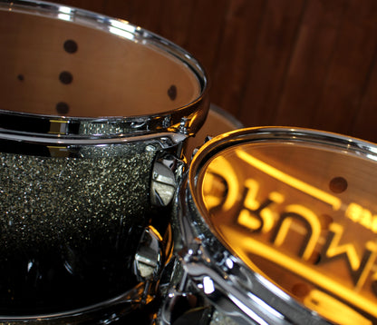 Pre Loved Sakae Evolved 22" 4-Piece Shell Pack in Black and Gold