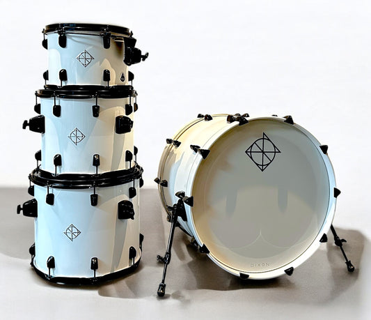 Dixon Artisan 22" 4-piece Shell Pack in White