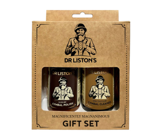 Dr Liston's Cymbal Care Gift Set Front on image