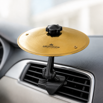 Car vent mounted crash cymbal gift for drummers