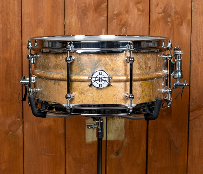 Dunnett Classic Model 2N 14" x 6.5" Bronze Snare Drum in Antique Bronze Patina