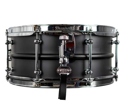 Dunnett Classic Model 2N 14" x 6.5" Carbon Steel  Snare Drum in Matt Black