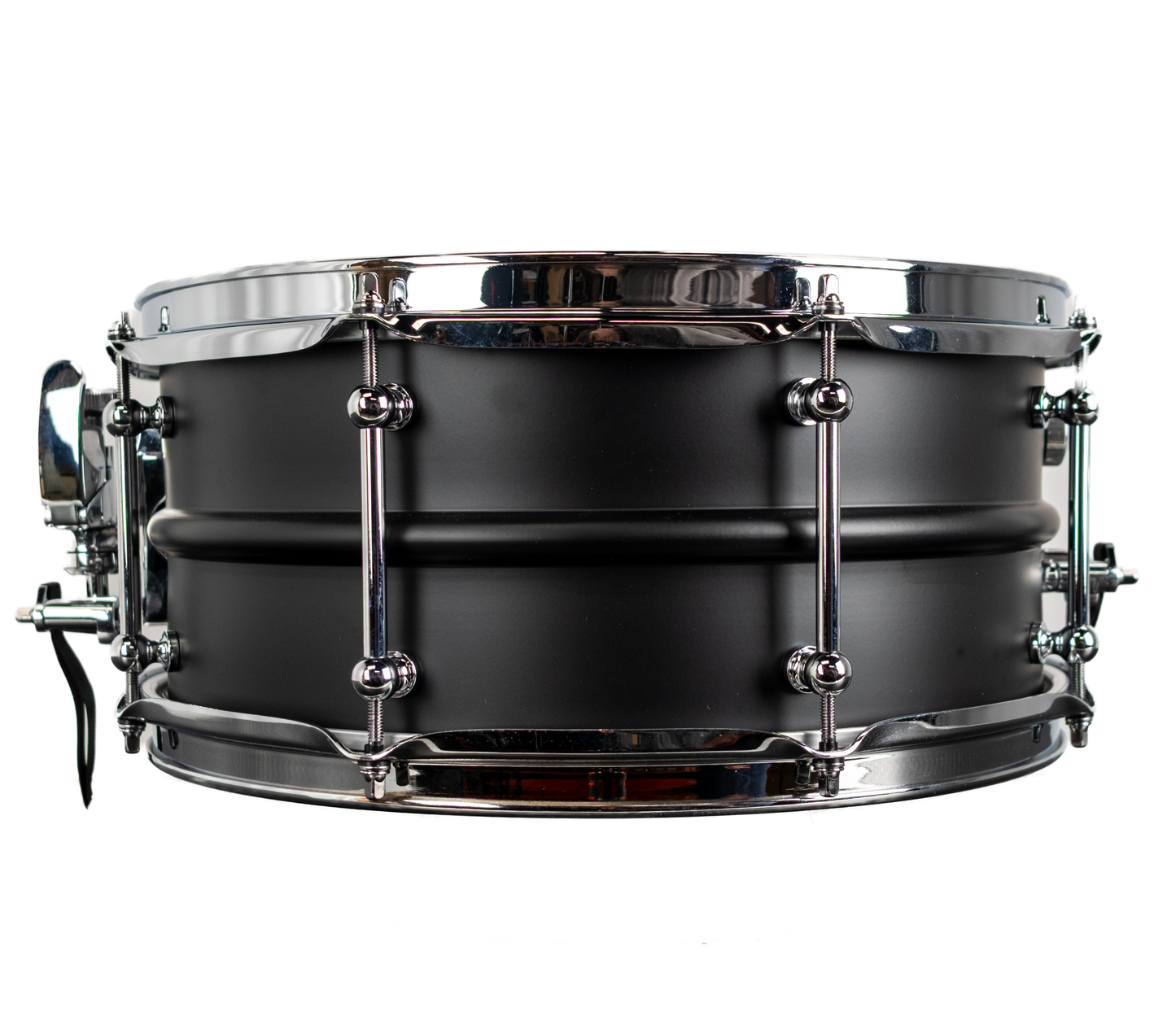 Dunnett Classic Model 2N 14" x 6.5" Carbon Steel  Snare Drum in Matt Black
