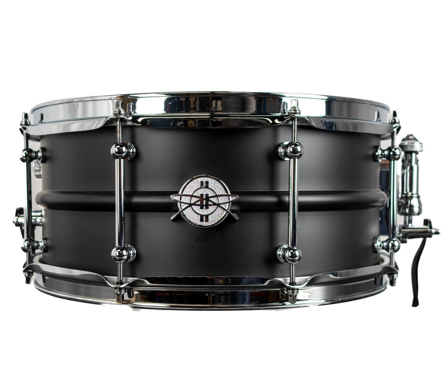 Dunnett Classic Model 2N 14" x 6.5" Carbon Steel  Snare Drum in Matt Black
