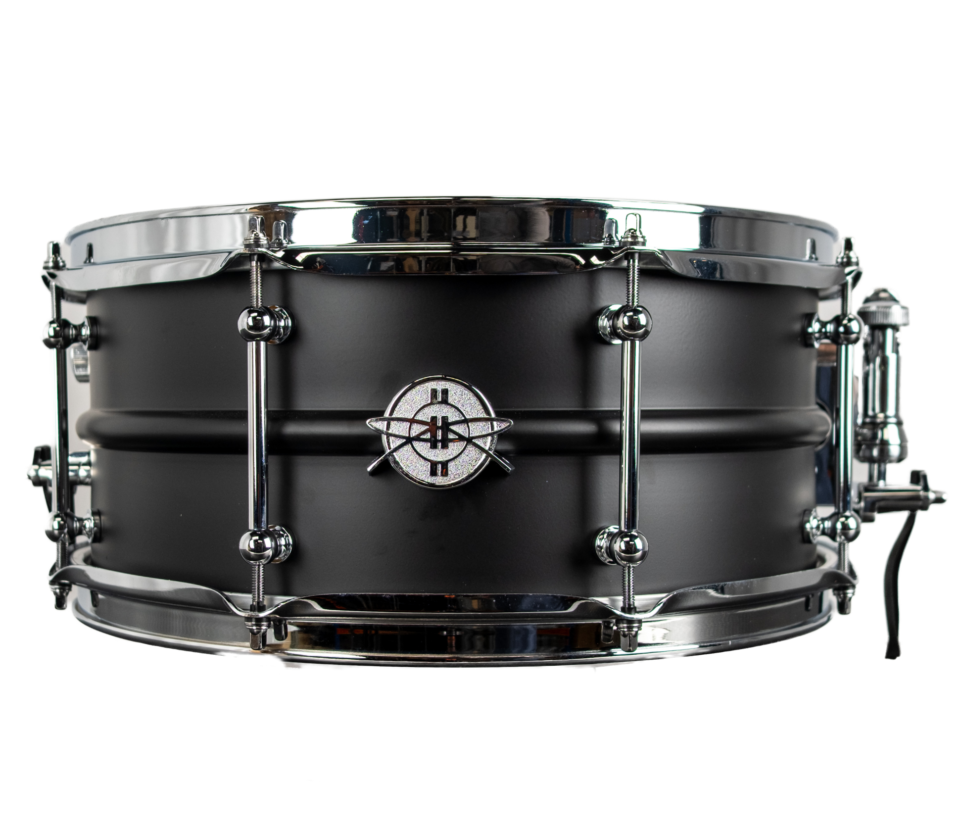 Dunnett Classic Model 2N 14" x 6.5" Carbon Steel  Snare Drum in Matt Black