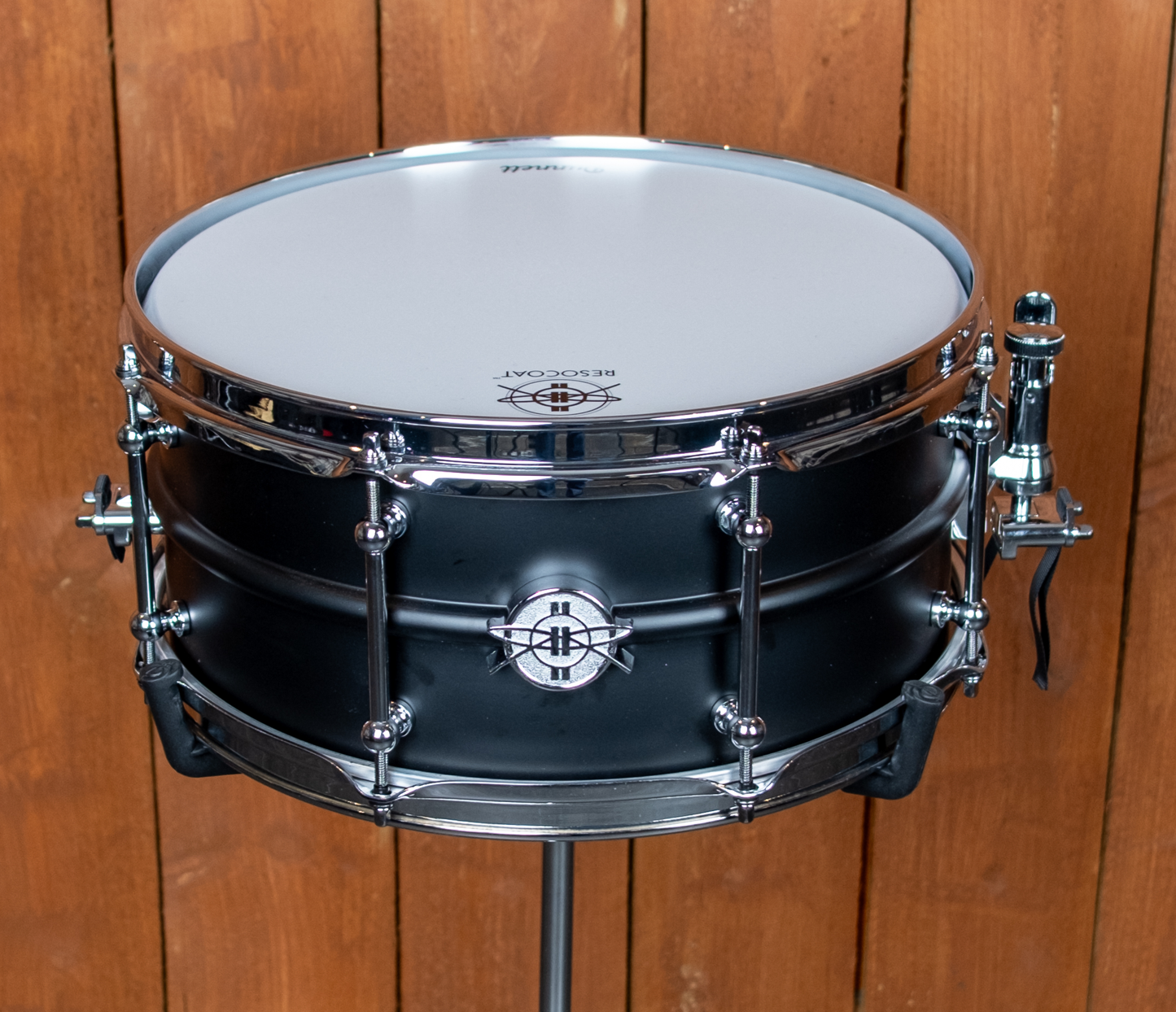 Dunnett Classic Model 2N 14" x 6.5" Carbon Steel  Snare Drum in Matt Black