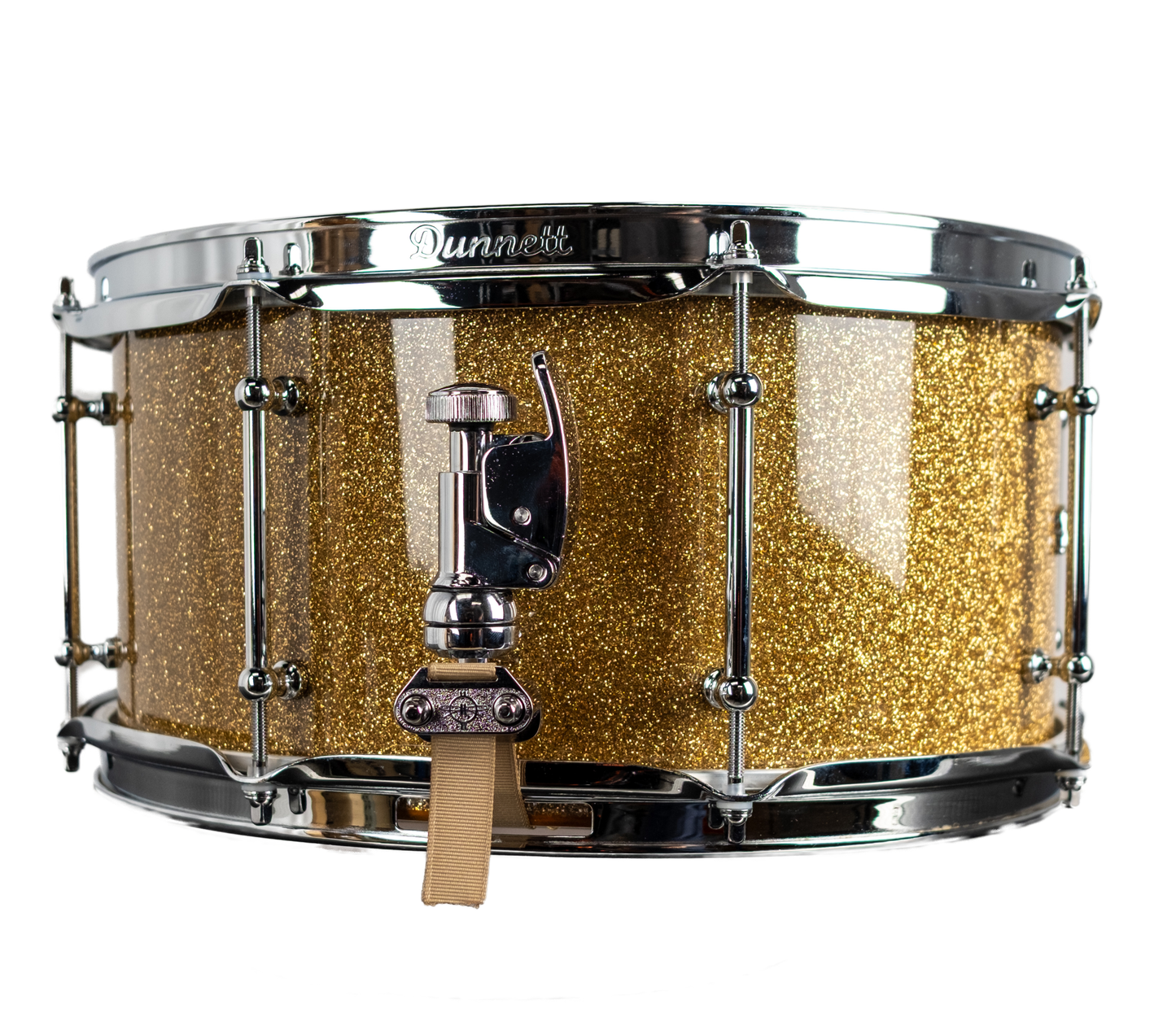 Dunnett Classic StereoPly 14" x 7" Snare Drum in Bronze B20 Sparkle