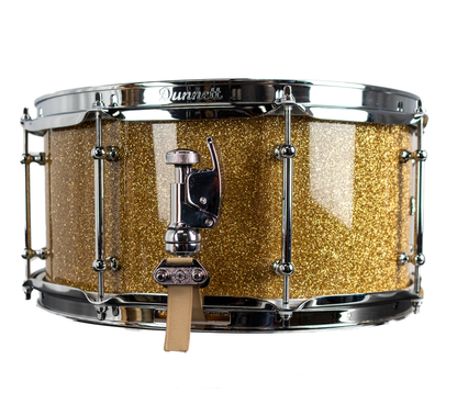 Dunnett Classic StereoPly 14" x 7" Snare Drum in Bronze B20 Sparkle