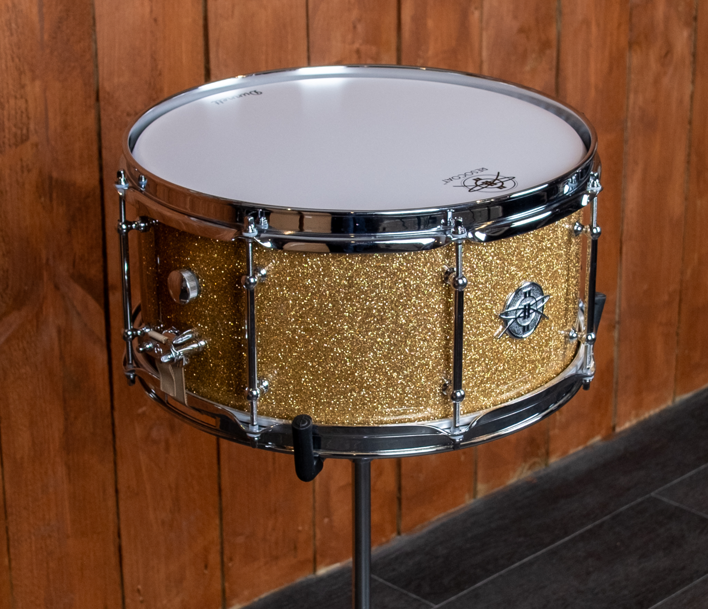 Dunnett Classic StereoPly 14" x 7" Snare Drum in Bronze B20 Sparkle
