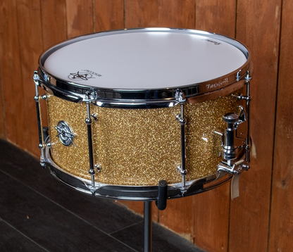 Dunnett Classic StereoPly 14" x 7" Snare Drum in Bronze B20 Sparkle